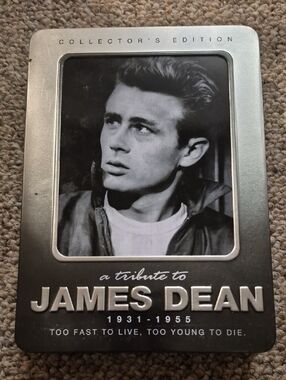 James Dean Collector's Edition A Tribute To James Dean 1931-1955 3 DVD Tin Set